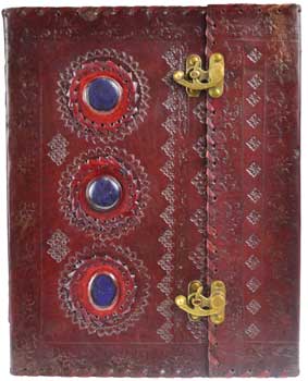 Stone leather w/ latch (image for) Stone leather w/ latch