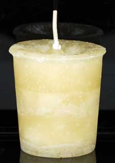 Astral Journeys Herbal votive - cream (image for) Astral Journeys Herbal votive - cream