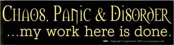 (image for) Chaos, Panic & Disorder