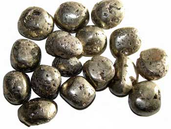(image for) 1 Lb Pyrite tumbled