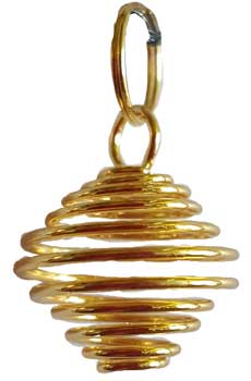 3/4" Gold Plated coil (image for) 3/4" Gold Plated coil