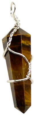 (image for) Tiger Eye Wire Wrapped