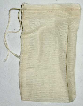 (image for) 100pk Cotton Tea Bags 3"x5"